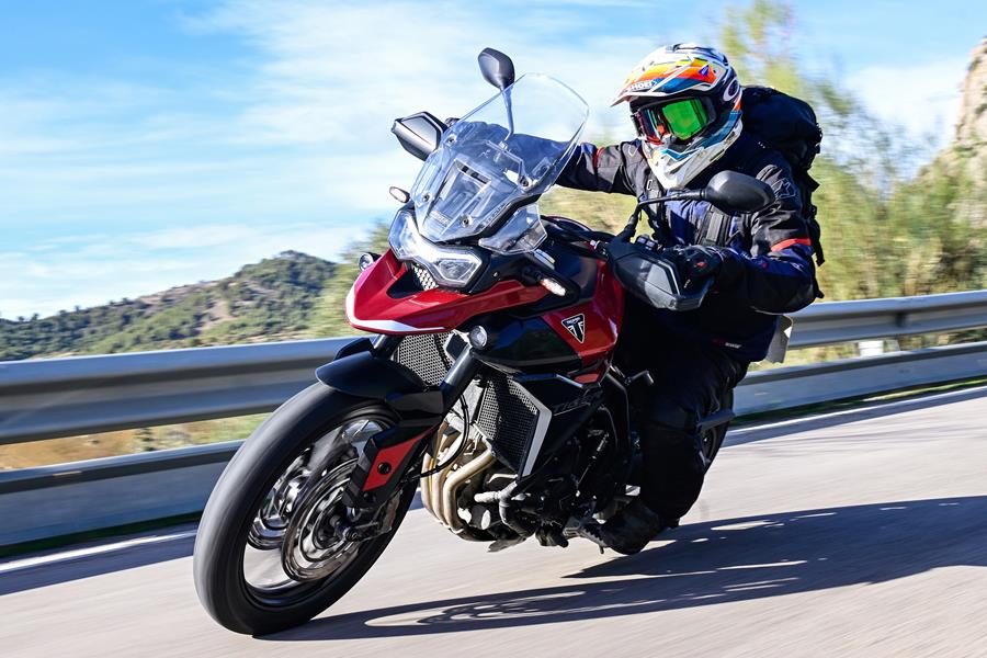 2024 Triumph Tiger 900 GT Pro tested for MCN by Carl Stevens